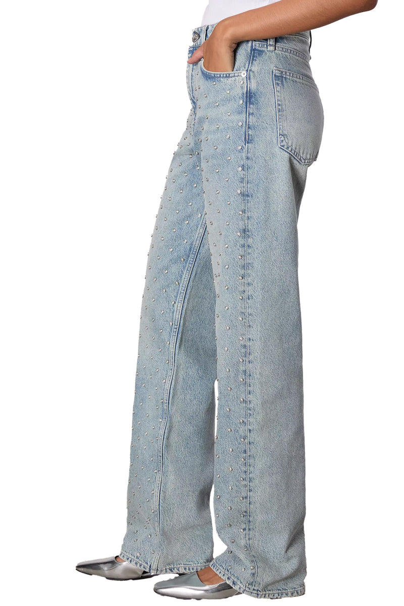 Shea Relaxed Straight Jean in Desiree Pearl