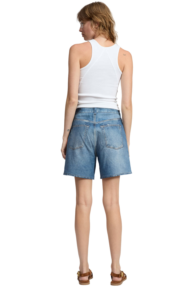 Miramar Terry Kaia Shorts in Cotton Terry Cosmos