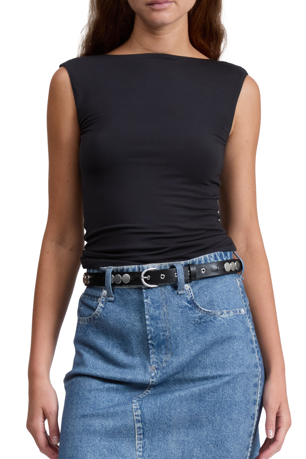 Luca Reversible Tank in Black