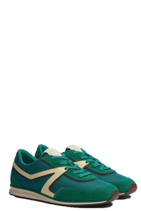 Retro Trainer Sneaker in Green