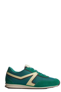 Retro Trainer Sneaker in Green