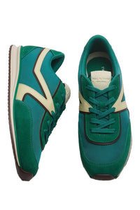 Retro Trainer Sneaker in Green