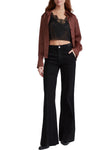 Venus Lace Cami Blouse in Umber