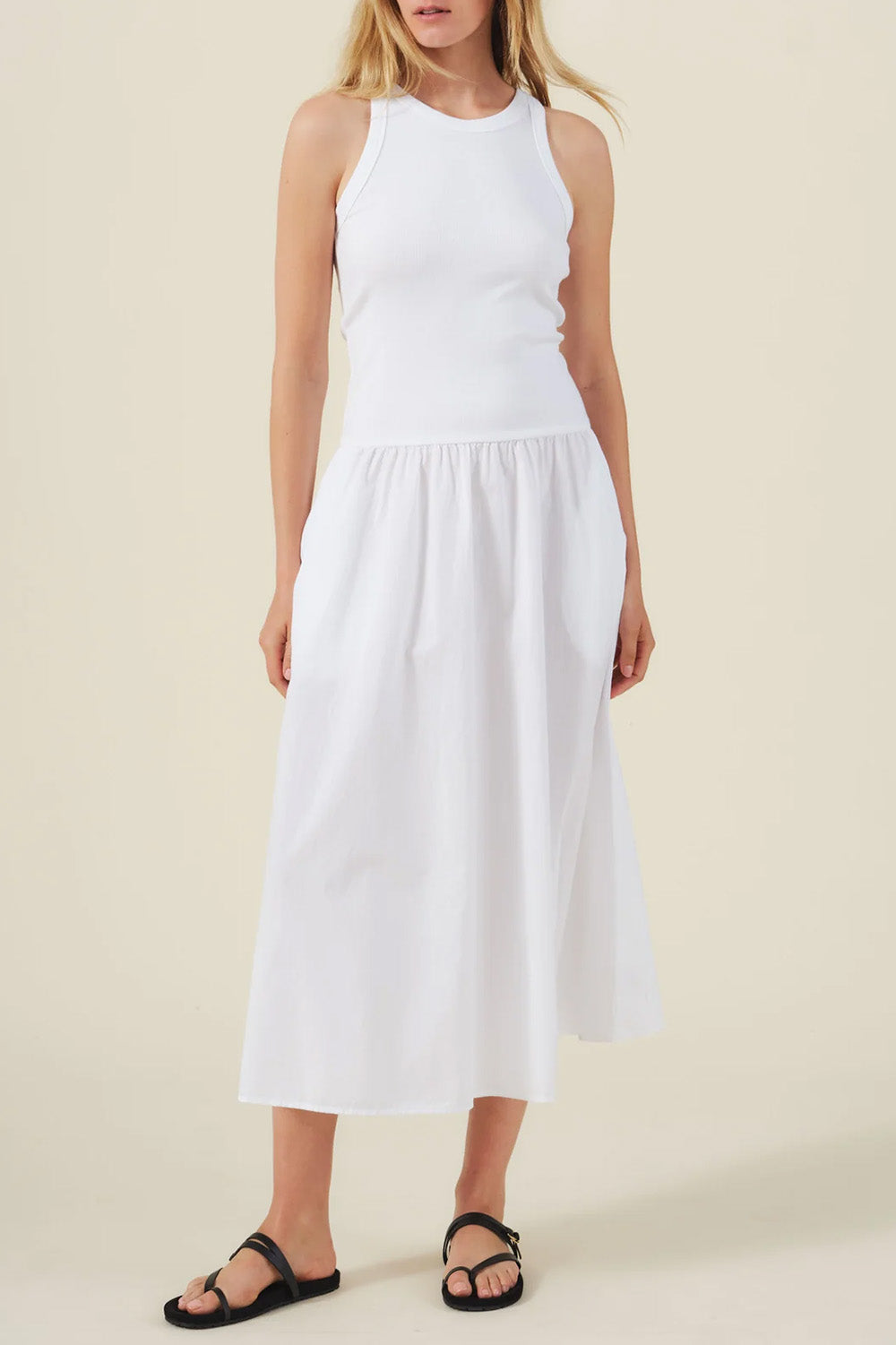 Romilly Dress in White