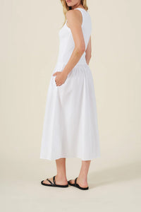 Romilly Dress in White