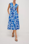 Roxanne Dress in Blue Riviera
