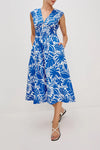 Roxanne Dress in Blue Riviera
