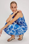 Roxanne Dress in Blue Riviera