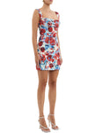 Fleurette Mini Dress in Red Poppy Fields Print