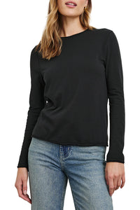 Long Sleeve Crew in Black