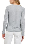 Long Sleeve Crew In Heather Grey