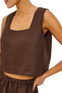 Akira Top in Espresso