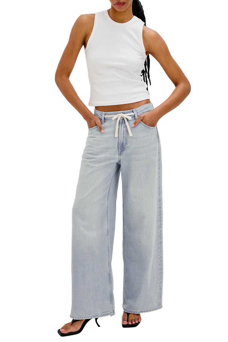 Angeleno Wide Leg Crop in Scuba