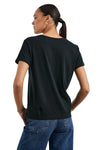 Classic Crew Neck Short Sleeve Tee in Black