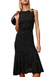 Daija Dress in Polka Dots