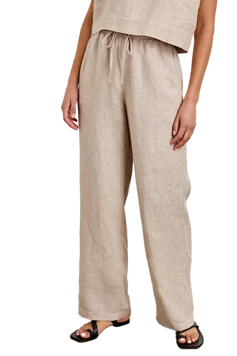 Emmie Pant in Heathered Flax