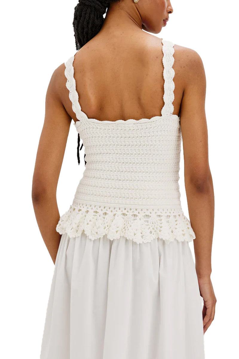 Estefania Top in White