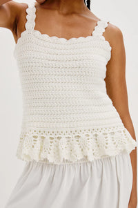 Estefania Top in White