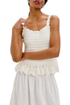Estefania Top in White
