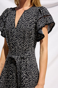 Gia Dress in Mini Chain Daisies