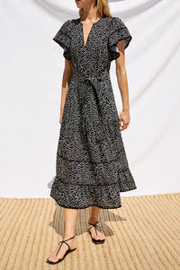 Gia Dress in Mini Chain Daisies