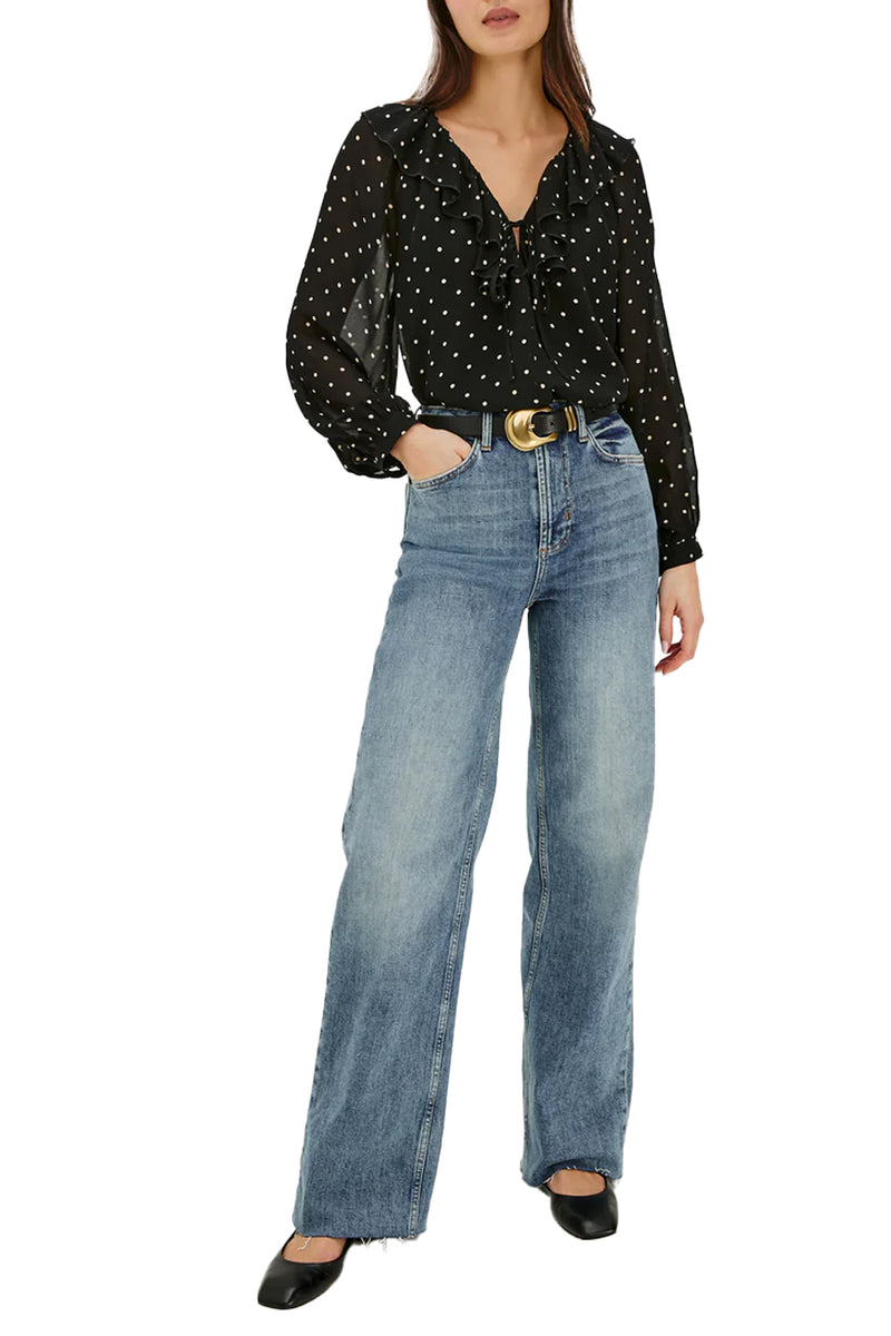 Honora Top in Polka Dots