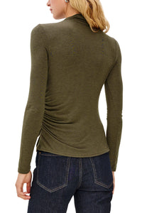 Joelle Top in Heather Olive