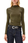Joelle Top in Heather Olive