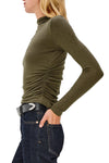 Joelle Top in Heather Olive
