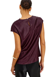 Loretta Top in Wine