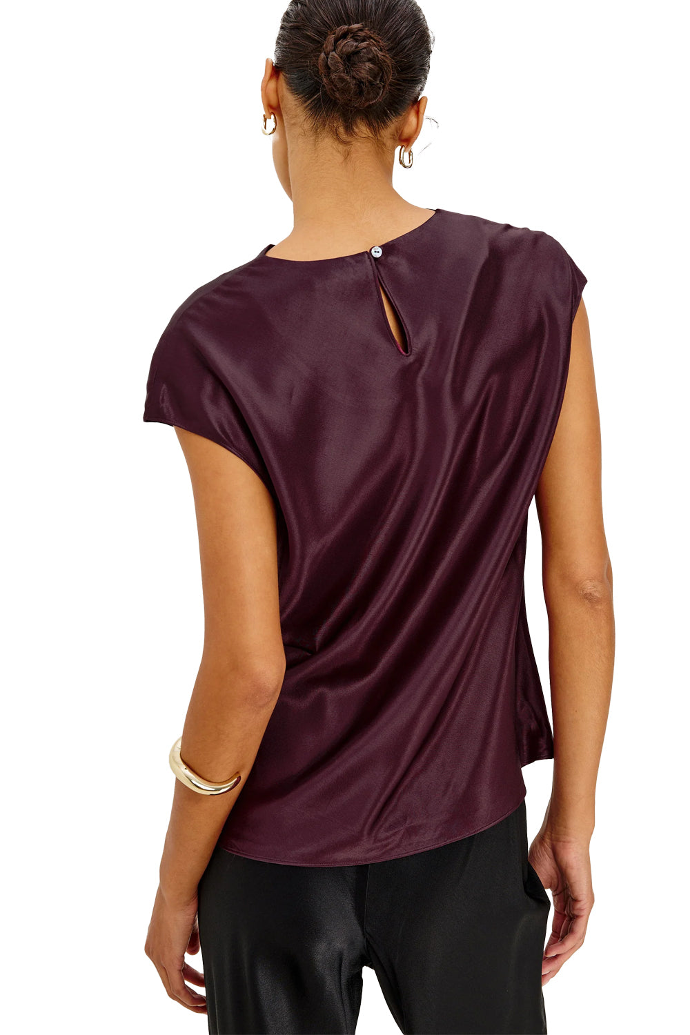 Loretta Top in Wine
