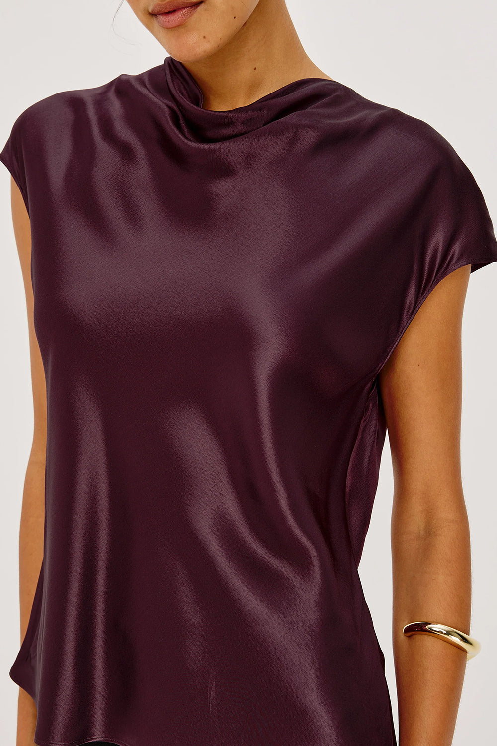 Loretta Top in Wine