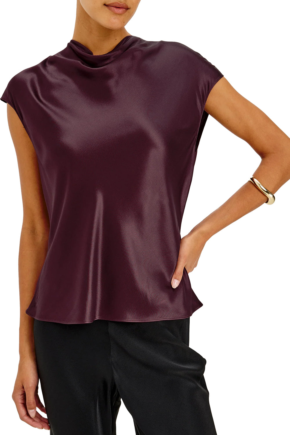 Loretta Top in Wine
