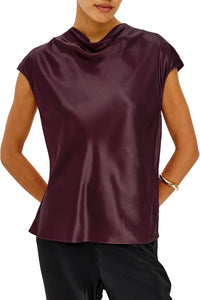 Loretta Top in Wine