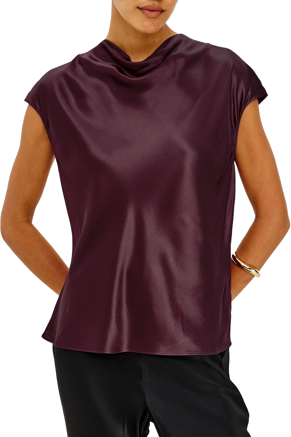 Loretta Top in Wine