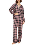 Luna Pajama Set in Onyx Plum