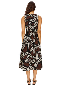 Maeve Dress in Cocoa Floral