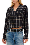 Malin Shirt in Onyx Sand Birch