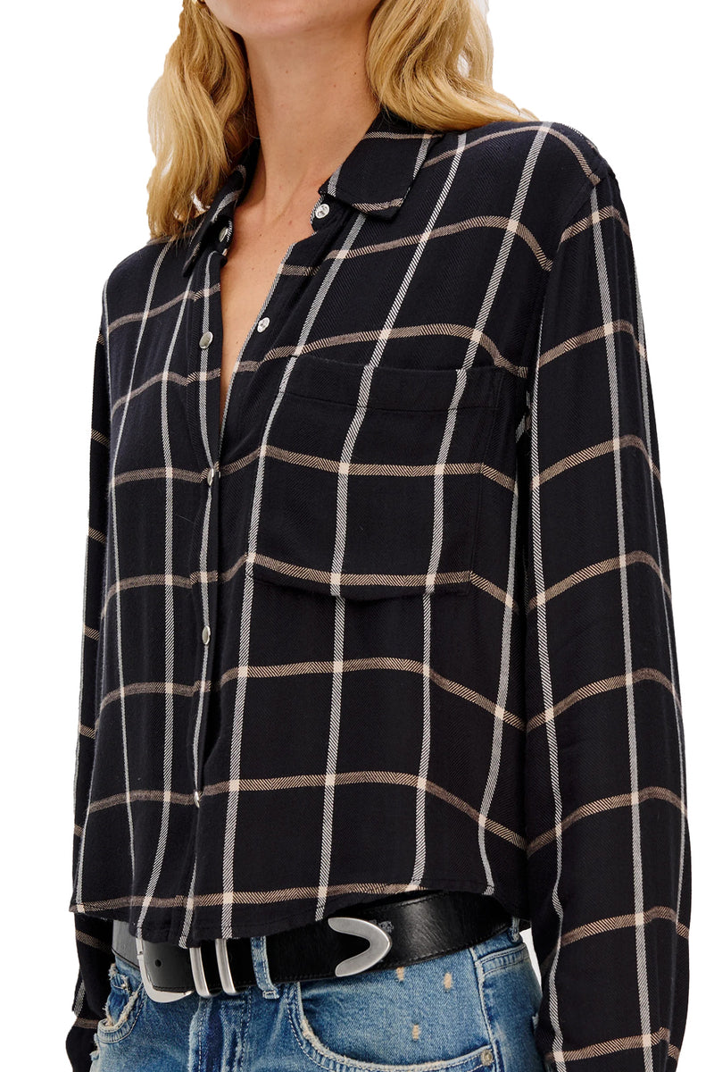 Malin Shirt in Onyx Sand Birch