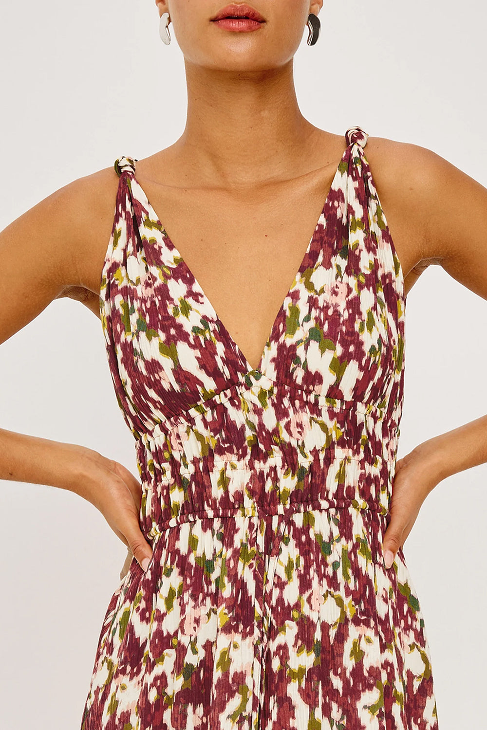 Marciana Dress in Cardinal Floral