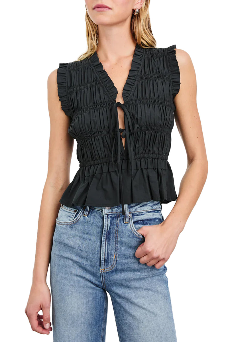 Martine Top in Black