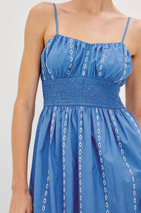 Murano Dress in French Blue
