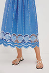 Murano Dress in French Blue