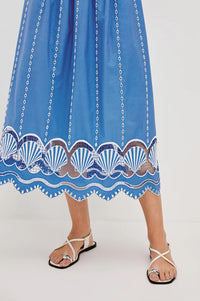 Murano Dress in French Blue