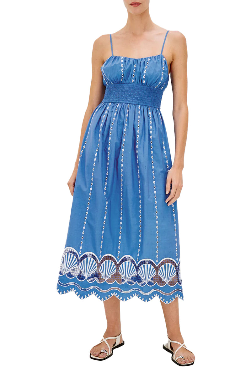 Murano Dress in French Blue