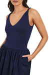 Franca Dress in Navy