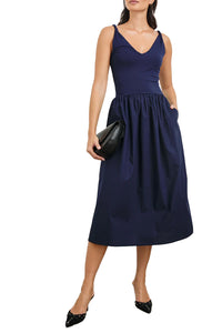 Franca Dress in Navy