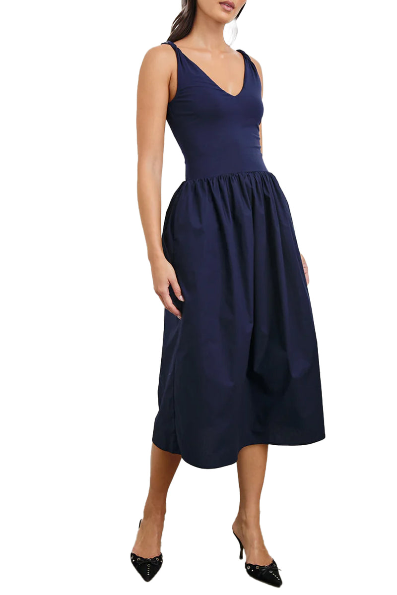 Franca Dress in Navy