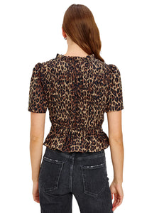 Portia Top in Brown Nala