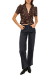 Portia Top in Brown Nala